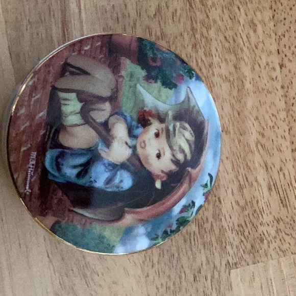 Hummel Other Porcelain Hummel Music Box Little Girl With Umbrella